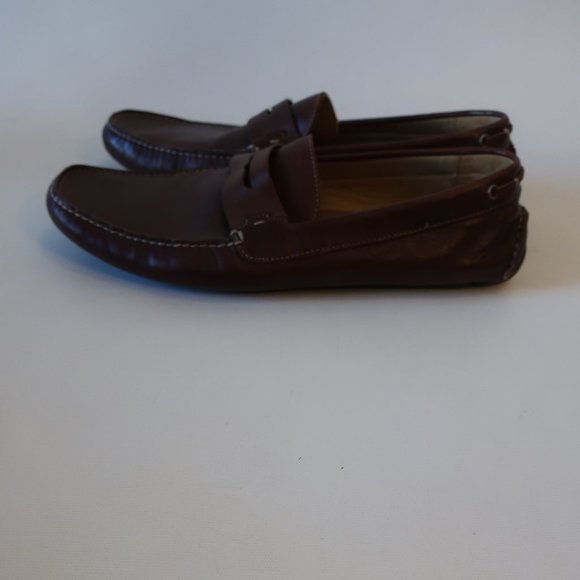 Mens Johnston & Murphy Brown Leather Flex Driving Loafers 11 * - Picture 6 of 12
